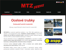 Tablet Screenshot of mtz-servis.cz